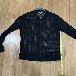 Victoria sport black Mesh Zip-Up Jacket